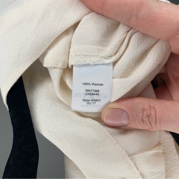 Madewell cream colored viscose top - Picture 3 of 3